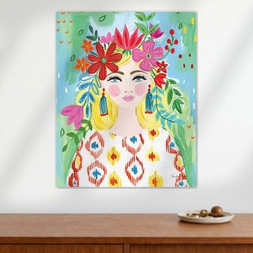 Boho Girl I, Farida Zaman sur Wild Apple