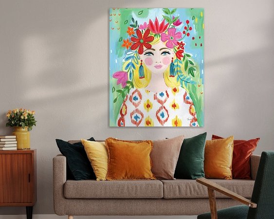 Example of the artwork in a room