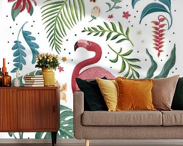 Jungle Love VI White, Janelle Penner by Wild Apple
