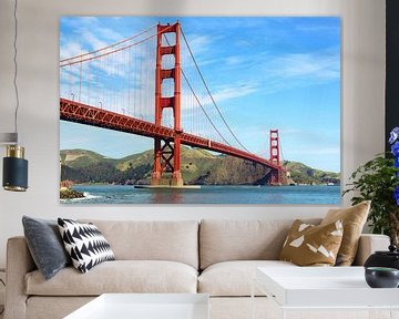 Golden Gate Bridge à San Francisco, Californie, États-Unis sur Henny Hagenaars