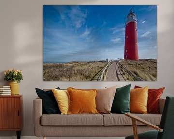 Leuchtturm von Eierland, Texel von Wim van der Geest