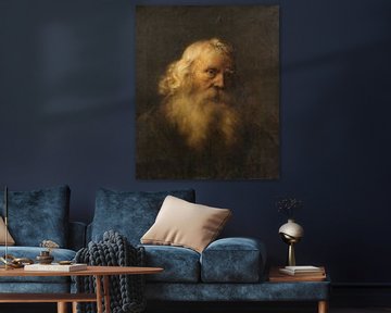 Portret van een oudere man met baard, Jan Lievens