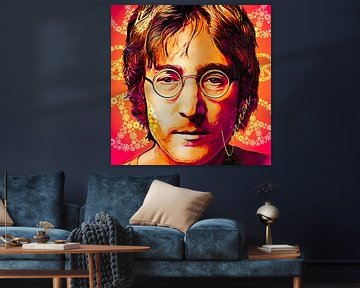 Pop art kunstwerk John Lennon van Martin Melis