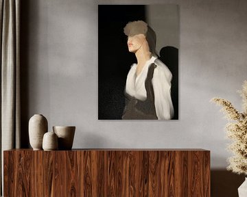 portrait in earthy tones by Carla Van Iersel