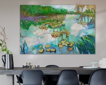 Waterspiegeling van Tanja Koelemij