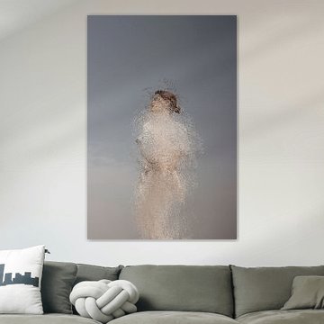 Abstraktes Porträt von Carla Van Iersel