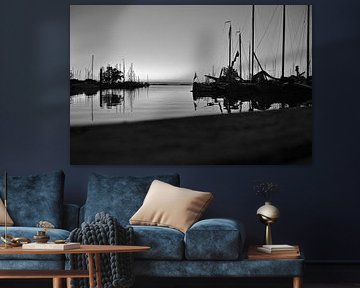 Sonnenaufgang in Monnickendam von Willem Holle WHOriginal Fotografie