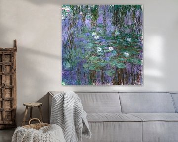 Blauwe waterlelies, Calude Monet
