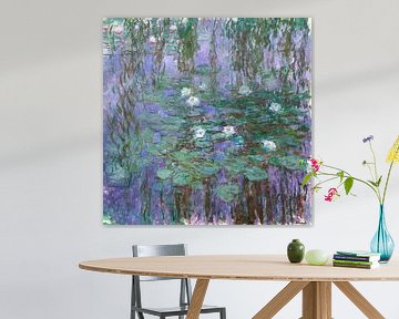 Blauwe waterlelies, Calude Monet