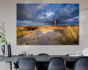 Lighthouse in the dunes by Ellen van den Doel