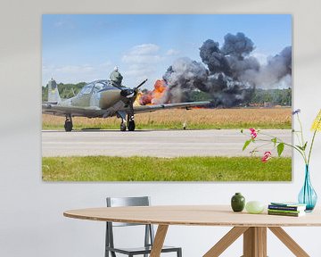 "Attack on Volkel Airbase"  sur Leo van Valkenburg