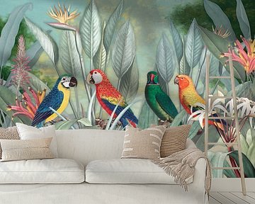 Birds in Paradise - 3D by Marja van den Hurk