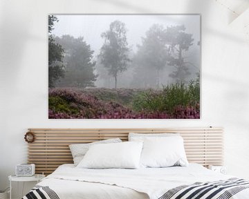 mist op de heide van Tania Perneel