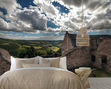 Het kasteel Bourscheid Luxemburg van Rob van der Teen