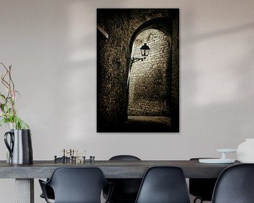 Streetlight in Sarlat-la-Canéda by Jan van der Knaap