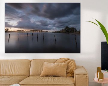 Abendfahrt Fähre Wijk bij Duurstede - Rijswijk auf dem Fluss Lek - die Nederrijn von Moetwil en van Dijk - Fotografie