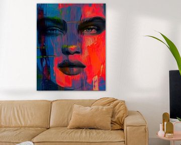 Gewoon gezicht - Ultra HD Abstracte Game 377 van Team W 32 Gallery