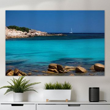 Sardinie:  Spiaggia/Beach Capriccioli von Giovanni della Primavera