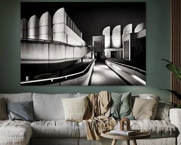 Zwart-wit fotografie: Berlijn - Bauhaus Archiv van Alexander Voss