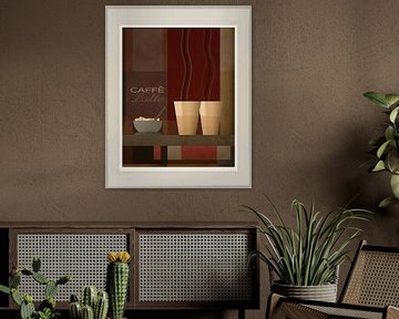 Caffe Latte - Art Deco van Joost Hogervorst