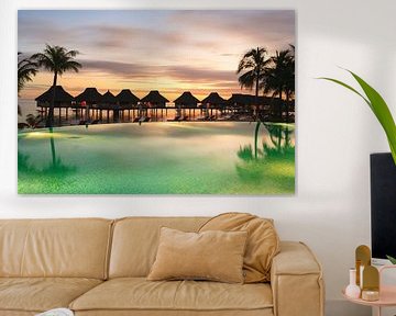 LPH 71312217 Tropisch resort met palmbomen, Bora Bora van BeeldigBeeld Food & Lifestyle
