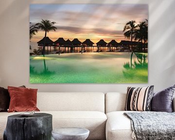 LPH 71312217 Tropisch resort met palmbomen, Bora Bora van BeeldigBeeld Food & Lifestyle