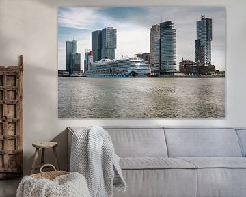 Skyline van Rotterdam van vdlvisuals.com
