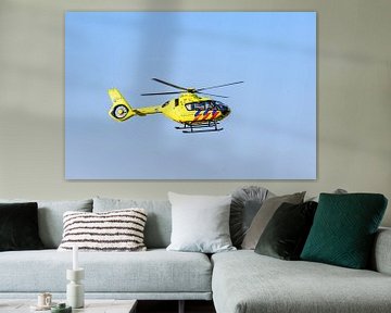 Medical helicopter taking off by Sjoerd van der Wal