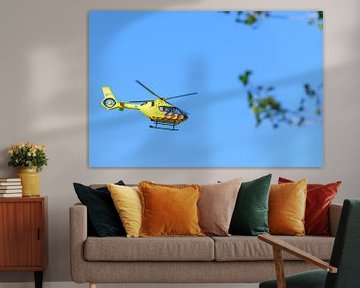 Medizinischer Hubschrauber startet von Sjoerd van der Wal Fotografie
