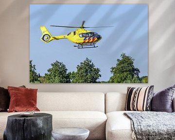 Medical helicopter taking off by Sjoerd van der Wal