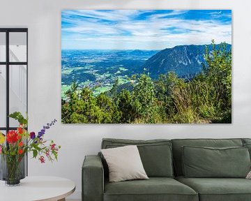 Aussicht vom Gipfel des Prediktstuhls im Berchtesgadener Land von Rico Ködder