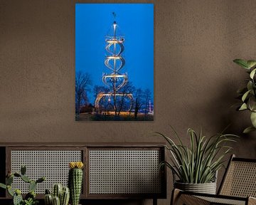 Aussichtsturm auf dem Killesberg in Stuttgart von Werner Dieterich