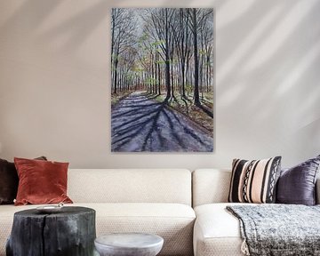 Beech forest spring by Per Laustsen