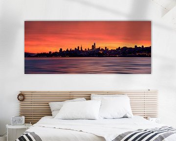 San Francisco skyline van Photo Wall Decoration