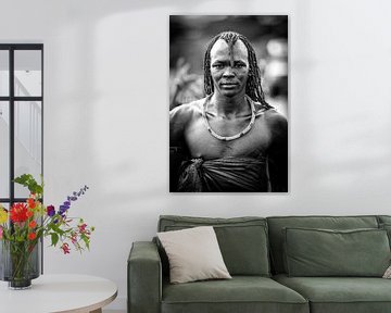 Massai-Porträt Mann von Dave Oudshoorn