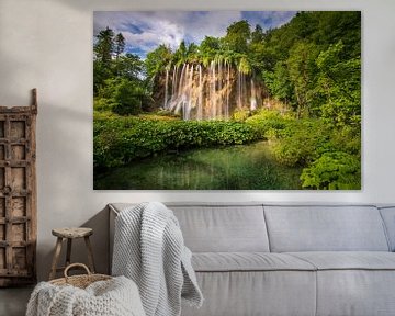 waterfall in Plitvice by Antwan Janssen