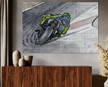Valentino Rossi #46 Yamaha-Team von Theo Groote