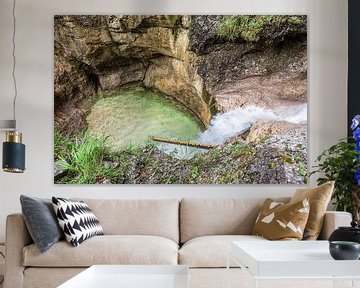 Les gorges de l'Almbach dans le pays de Berchtesgaden sur Rico Ködder