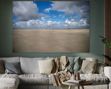 Wide beach Ameland by Ilse de Deugd