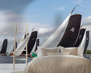 Skûtsjes in formation - colourful sailing spectacle on Frisian waters by ThomasVaer | Tom Coehoorn