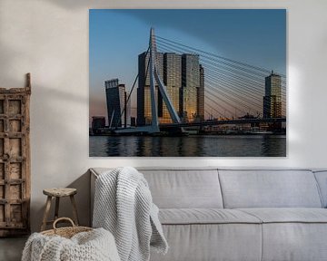Skyline Rotterdam van Wethorse Heleen