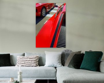 Ferrari Testarossa sportwagens uit de jaren '80 van Sjoerd van der Wal