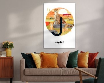Affiche nominative Jayden