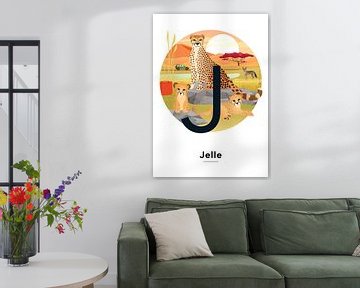 Name poster Jelle by Hannah Barrow