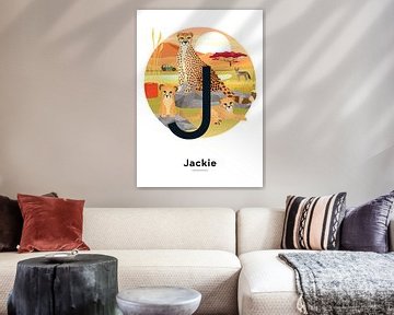 Name poster Jackie by Hannah Barrow