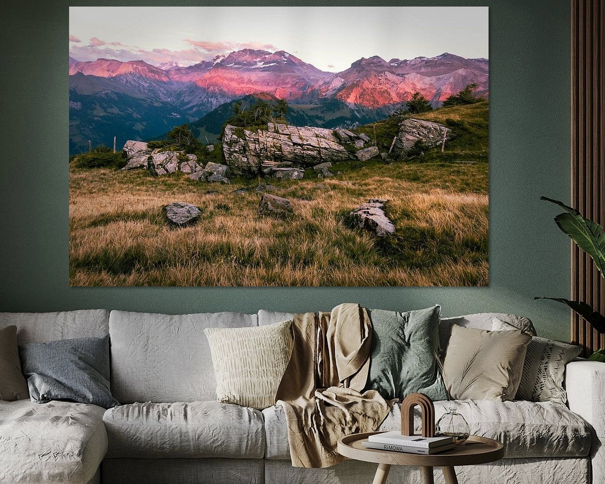 Example of the artwork in a room
