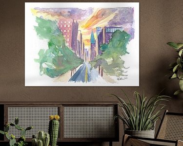 Example of the artwork in a room