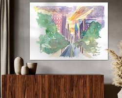 Example of the artwork in a room