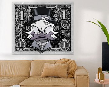 1 dollar Scrooge Mc Duck LV van Rene Ladenius Digital Art