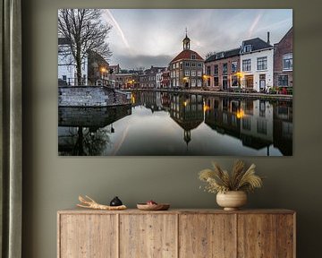 Het historische centrum van Schiedam. van Claudio Duarte